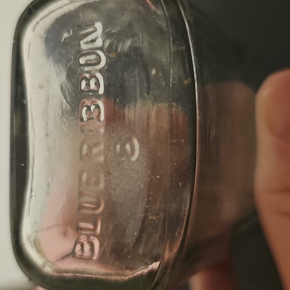 Vintage Clear 3xvi Blue Ribbon Apothecary Medicine Bottle - Picture 3 of 6